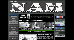 Desktop Screenshot of nationalairsoftmagazine.com